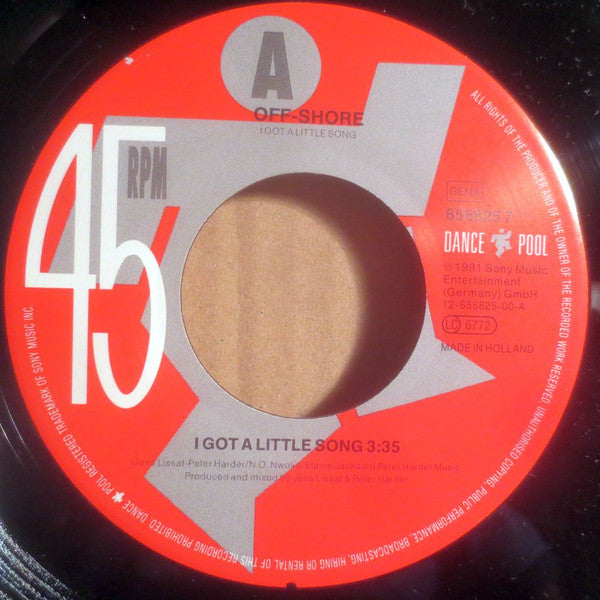Off-Shore : I Got A Little Song (7")