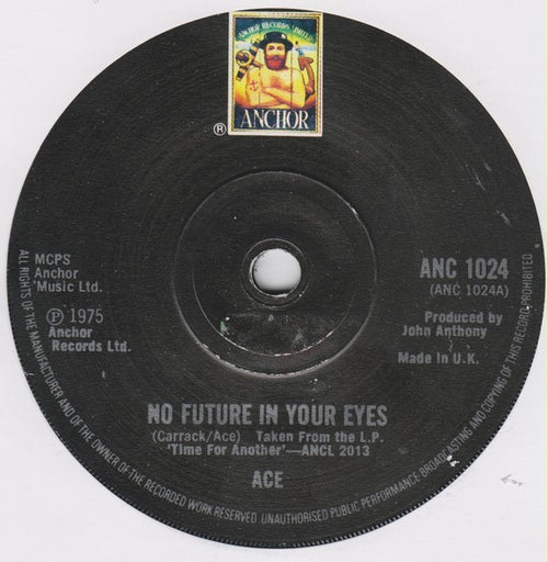 Ace (7) : No Future In Your Eyes (7", Single)