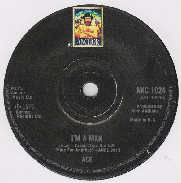 Ace (7) : No Future In Your Eyes (7", Single)