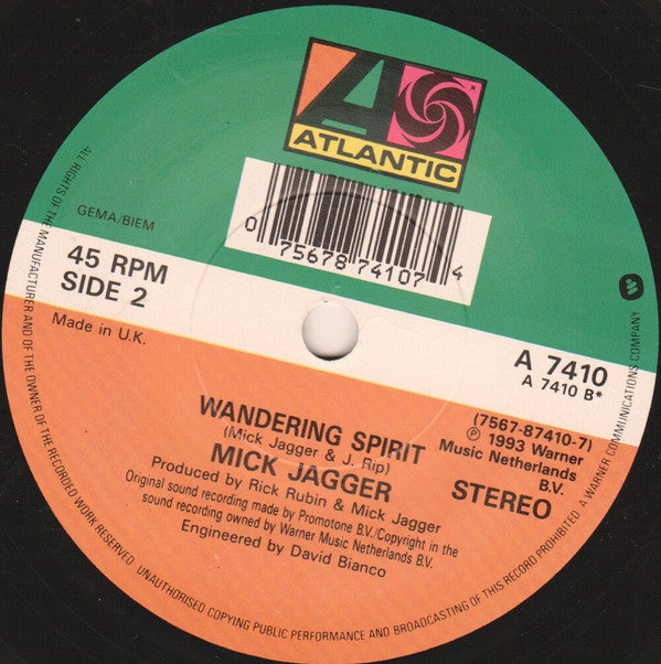 Mick Jagger : Sweet Thing (7", Single)