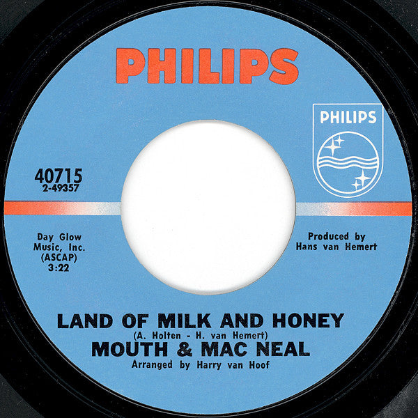 Mouth & MacNeal : How Do You Do? / Land Of Milk And Honey (7", Single, Pit)