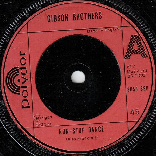Gibson Brothers : Non-Stop Dance (7", Single)