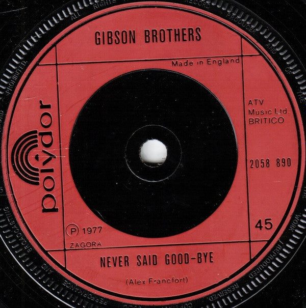 Gibson Brothers : Non-Stop Dance (7", Single)