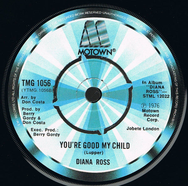 Diana Ross : One Love In My Lifetime (7", Single)