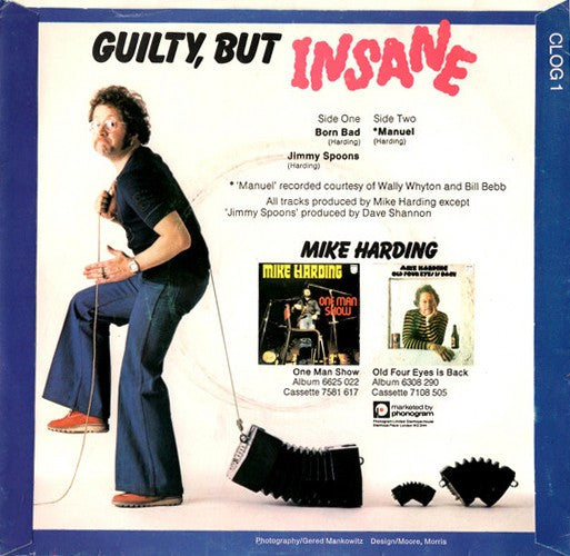 Mike Harding (2) : Guilty, But Insane (7", EP)