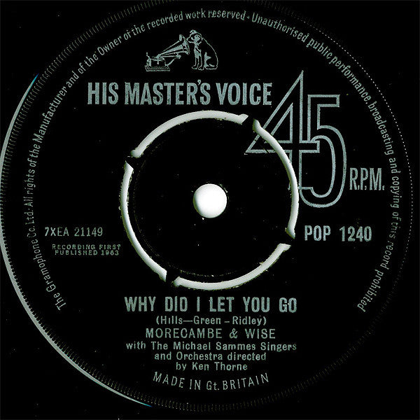 Morecambe & Wise : Boom Oo Yatta-Ta-Ta (7")