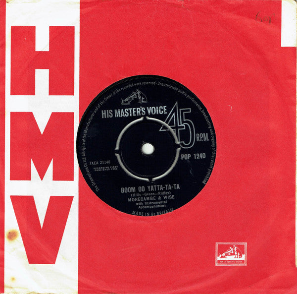 Morecambe & Wise : Boom Oo Yatta-Ta-Ta (7")