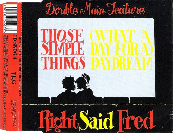 Right Said Fred : Those Simple Things / Daydream (CD, Single)