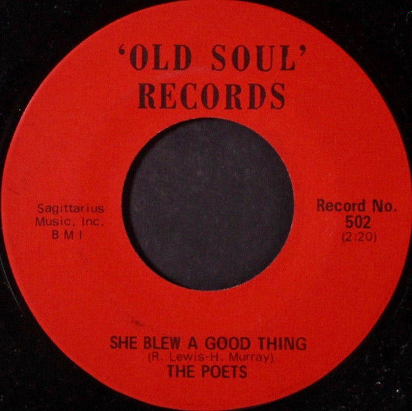 The Poets (4) : She Blew A Good Thing / Out To Lunch (7", Single, Unofficial)