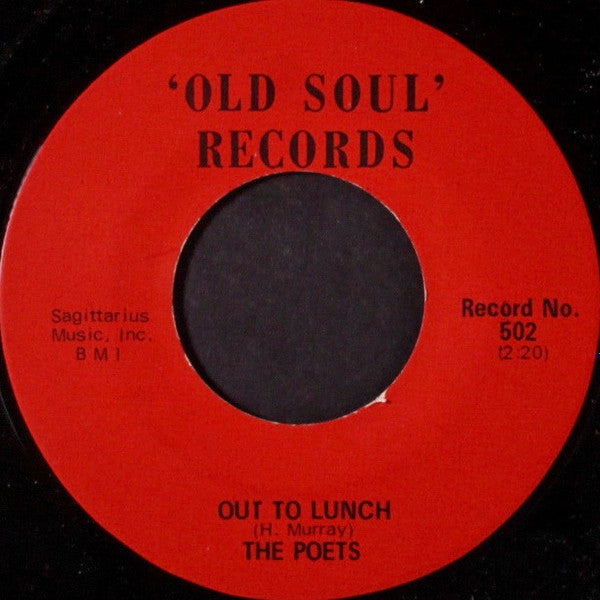 The Poets (4) : She Blew A Good Thing / Out To Lunch (7", Single, Unofficial)
