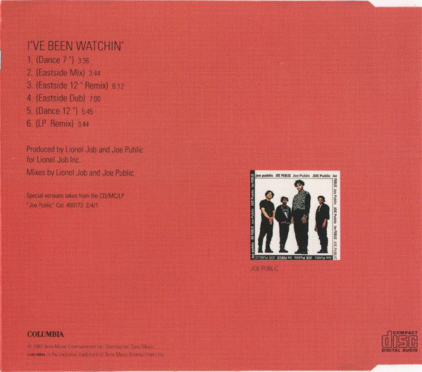 Joe Public : I've Been Watchin' (CD, Single)