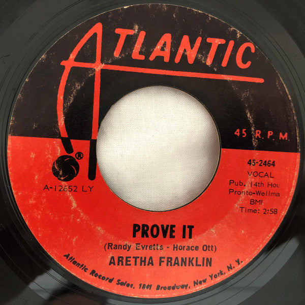 Aretha Franklin : Chain Of Fools / Prove It (7", Single, Styrene, She)