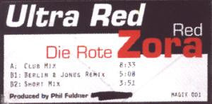Ultra Red : Die Rote Zora / Red Zora (12")