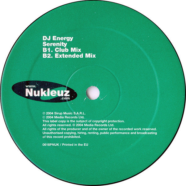 DJ Energy : Serenity (12")