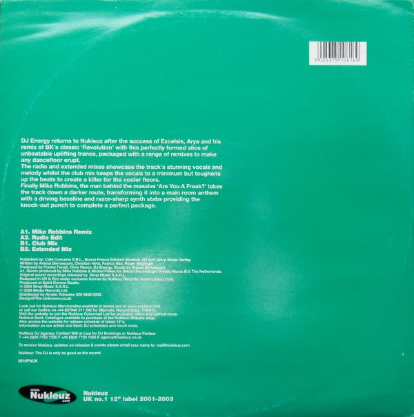 DJ Energy : Serenity (12")