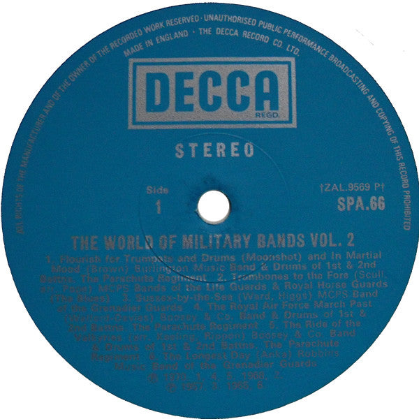 Various : The World Of Military Bands Vol. 2 (LP, Comp)