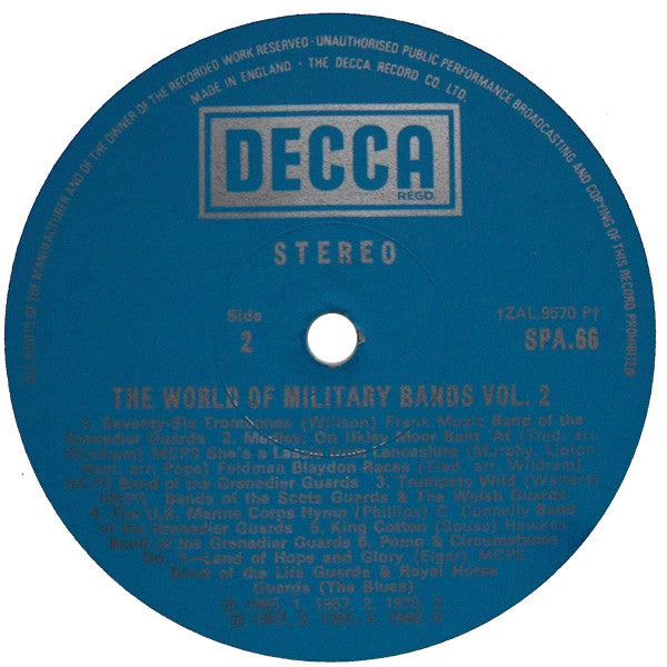 Various : The World Of Military Bands Vol. 2 (LP, Comp)