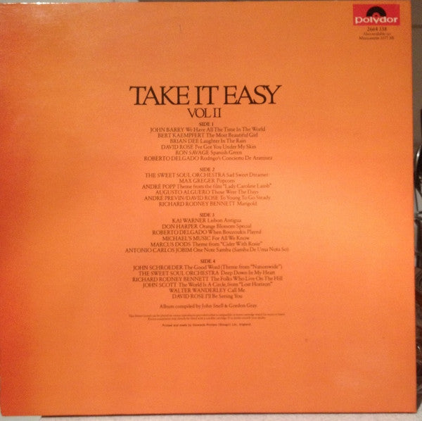 Various : Take It Easy Vol. II (2xLP, Comp)