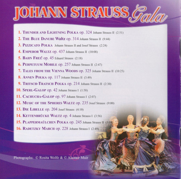 Johann Strauss Jr., Johann Strauss Sr., Josef Strauß, The Johann Strauss Orchestra, Raymond Gubbay, Eduard Strauß : Johann Strauss Gala (CD, Album)