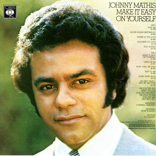 Johnny Mathis : Make It Easy On Yourself (LP, Album)