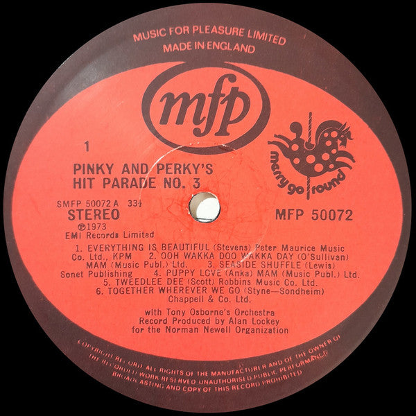 Pinky & Perky : Hit Parade No 3 (LP)