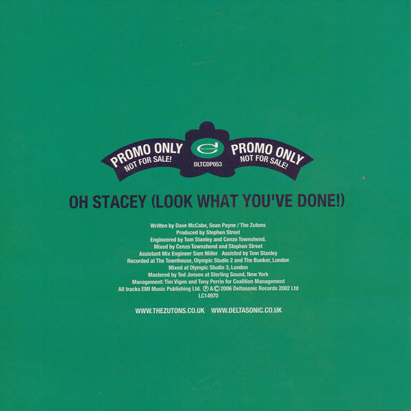 The Zutons : Oh Stacey (Look What You've Done!) (CD, Single, Promo)