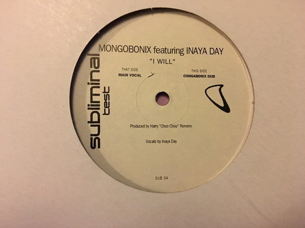 Mongobonix Featuring Inaya Day : I Will (12", TP)