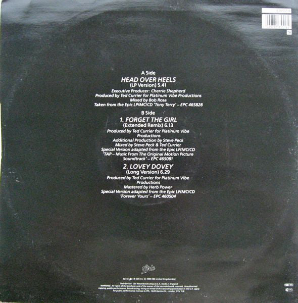Tony Terry : Head Over Heels (12", Single)