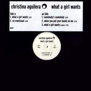 Christina Aguilera : What A Girl Wants (12", Promo)