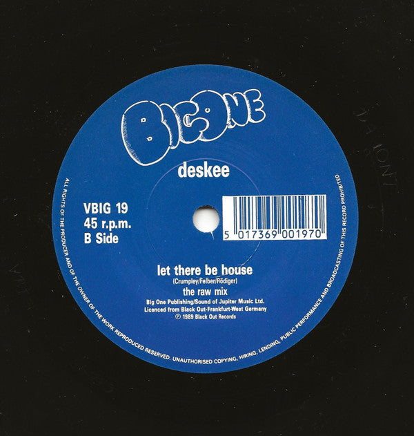 Deskee : Let There Be House (7")