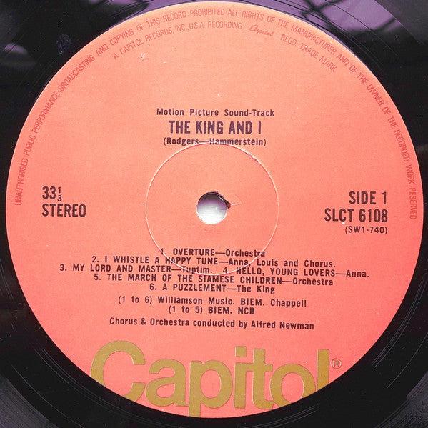 Rodgers & Hammerstein : The King And I (LP, RP)