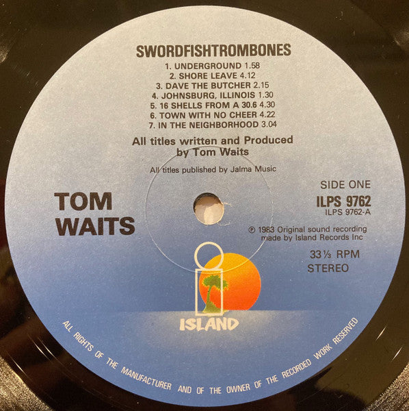 Tom Waits : Swordfishtrombones (LP, Album, RE)