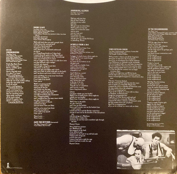 Tom Waits : Swordfishtrombones (LP, Album, RE)
