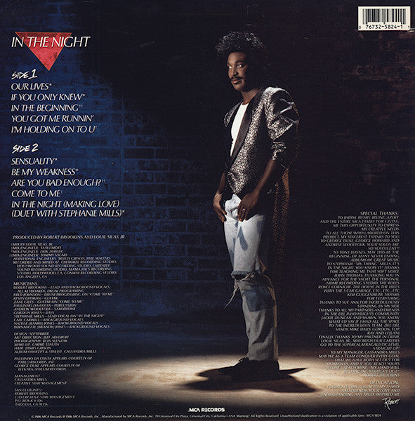 Robert Brookins : In The Night (LP, Album)