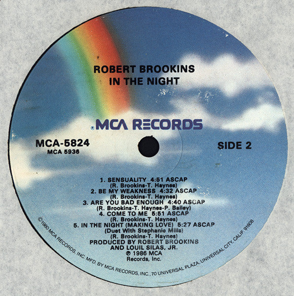 Robert Brookins : In The Night (LP, Album)