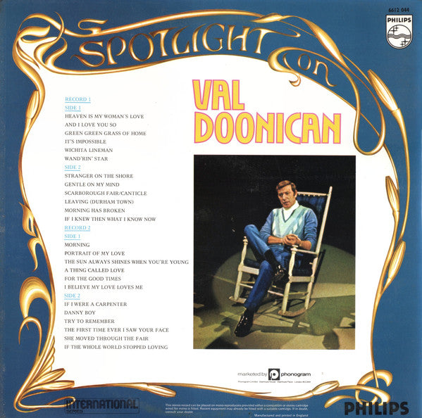 Val Doonican : Spotlight On Val Doonican (2xLP, Comp, RE)