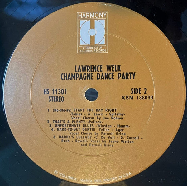 Lawrence Welk : Champagne Dance Party (LP, RE)
