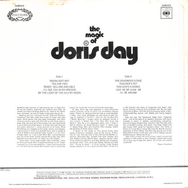 Doris Day : The Magic Of Doris Day (LP, Comp, RE)