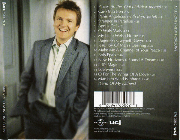 Aled Jones : New Horizons (CD, Album)