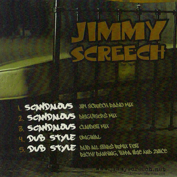 Jimmy Screech : Scandalous (CDr, Single, Promo)