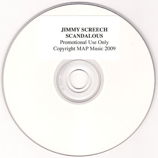 Jimmy Screech : Scandalous (CDr, Single, Promo)