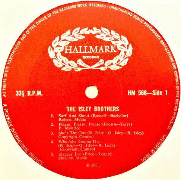 The Isley Brothers : The Famous Isley Brothers (LP, Album, Mono, RE)