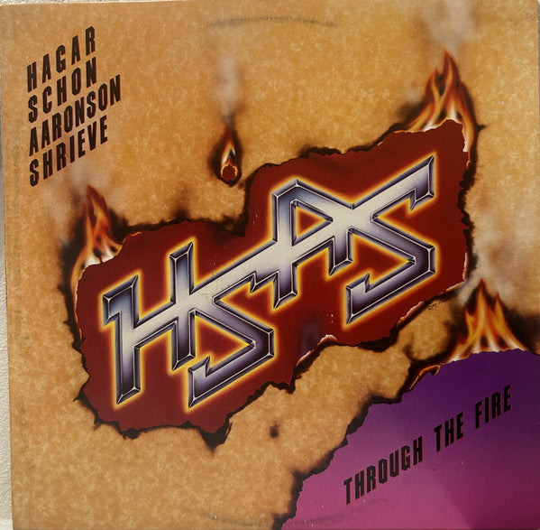 HSAS : Through The Fire (LP, Album, Jac)