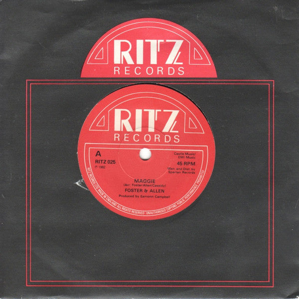 Foster & Allen : Maggie (7", Single)