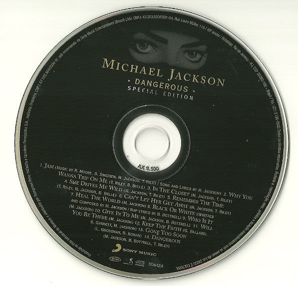 Michael Jackson : Dangerous (CD, Album, RE, RM, S/Edition, AX)