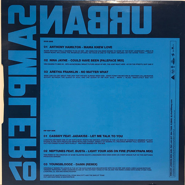 Various : BMG Urban Sampler 07 (12", Promo, Smplr)