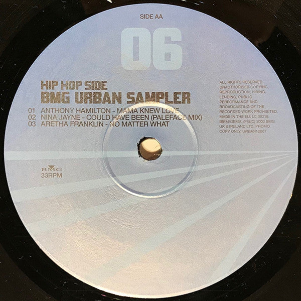 Various : BMG Urban Sampler 07 (12", Promo, Smplr)