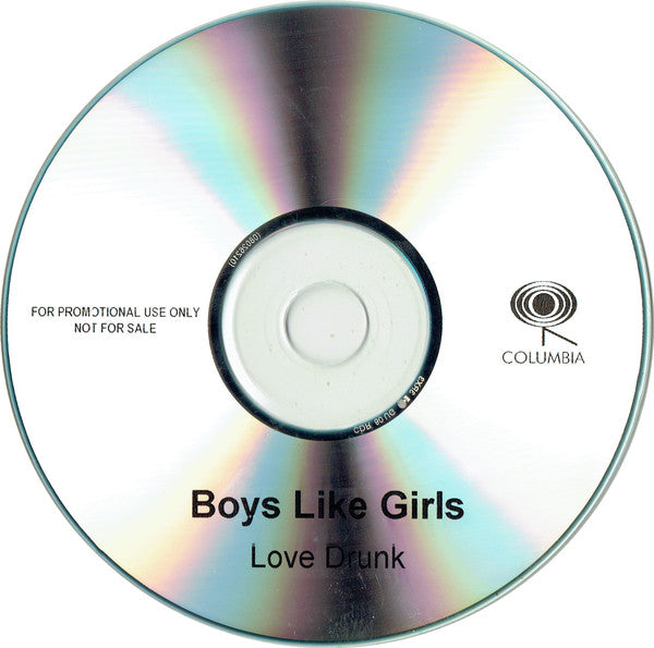 Boys Like Girls : Love Drunk (CDr, Single, Promo)