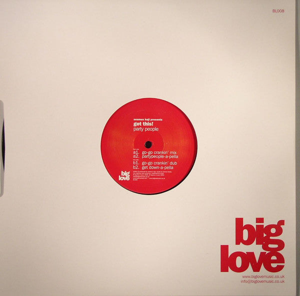 Seamus Haji Presents Get This! : Party People (12")
