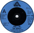 Air Supply : Here I Am / Don't Turn Me Away (7", Single)
